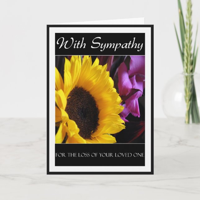With Sympathy Card (Front)
