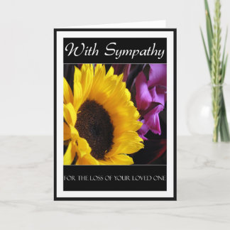 With Sympathy Card