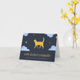 with sympathy card