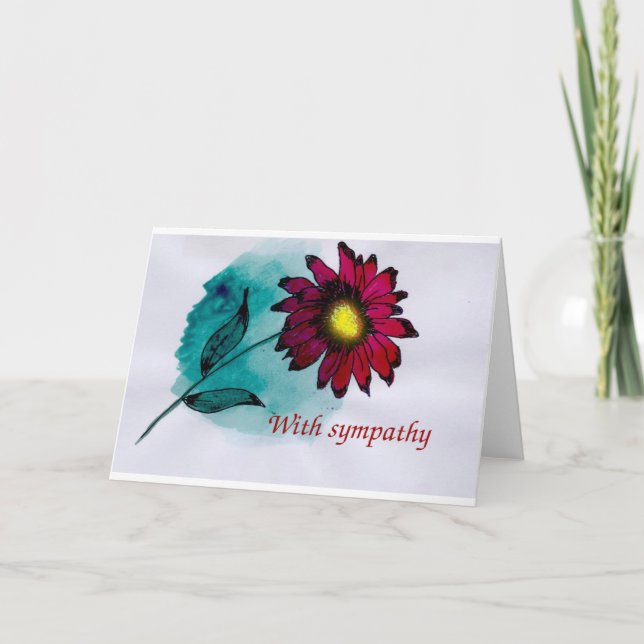 with sympathy card (Front)