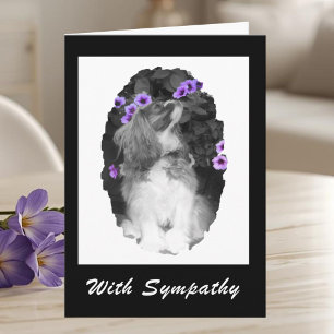 With Sympathy Cavalier King Charles Card