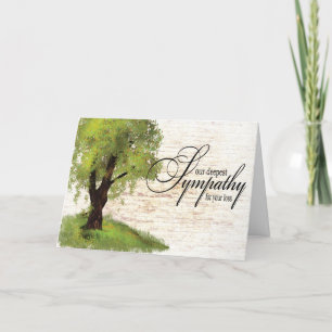 With Sympathy Greeting Card