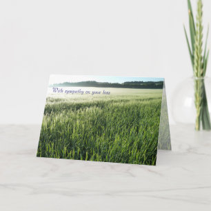 With Sympathy (loss of a dog) Card