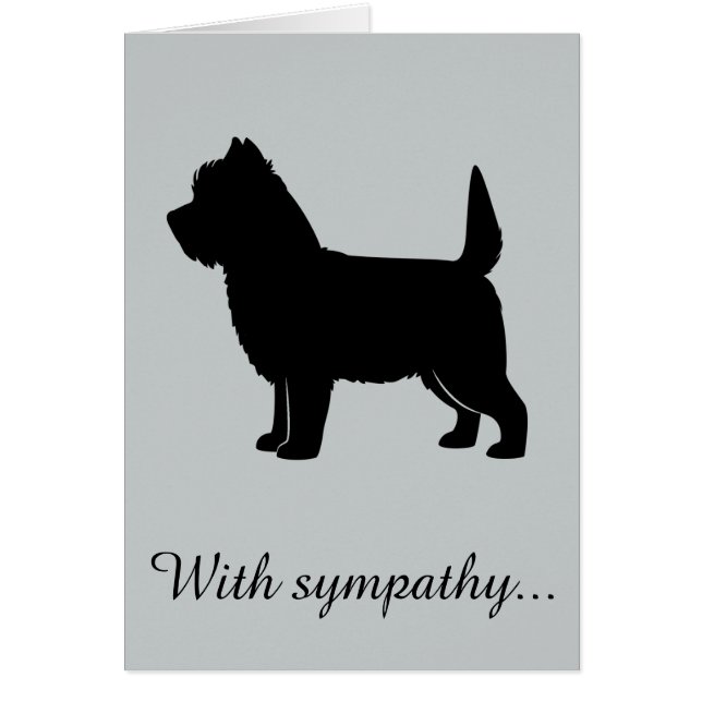 With Sympathy: Loss of Your Cairn Terrier (Front)