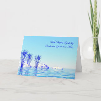 With sympathy on loss of Mum Card