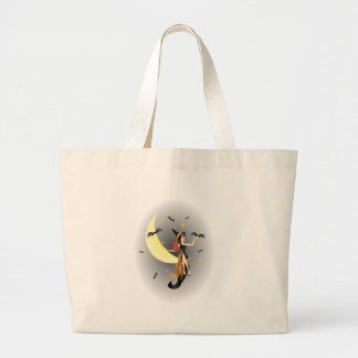 With the Bats Large Tote Bag