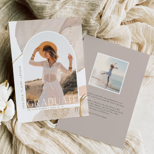 With the Flow Photo Graduation Announcement