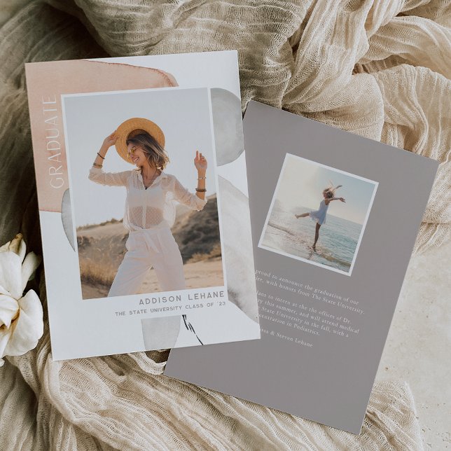 With the Flow | Photo Graduation Announcement (Creator Uploaded)