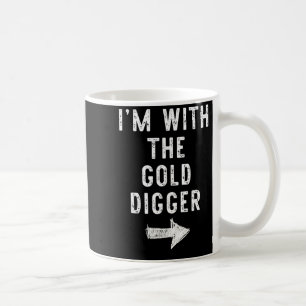 with The Gold Digger Funny Halloween Couple Coffee Mug
