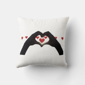 "With the heart in hand" Cushion