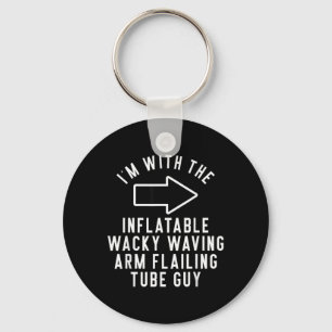 with The Inflatable Wacky Waving Arm Flailing Tube Key Ring