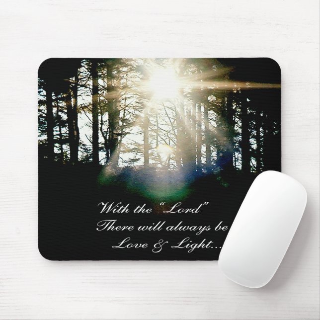 With the Lord...... Mouse Mat (With Mouse)