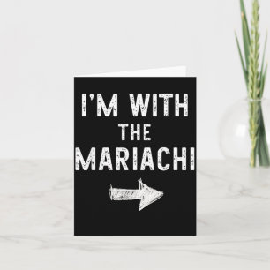 with The Mariachi Funny Halloween Couple Costume Card