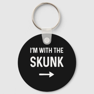 with The Skunk Funny Halloween Costume Key Ring