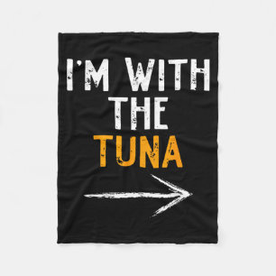 with The Tuna Funny Halloween Matching Couple Fleece Blanket