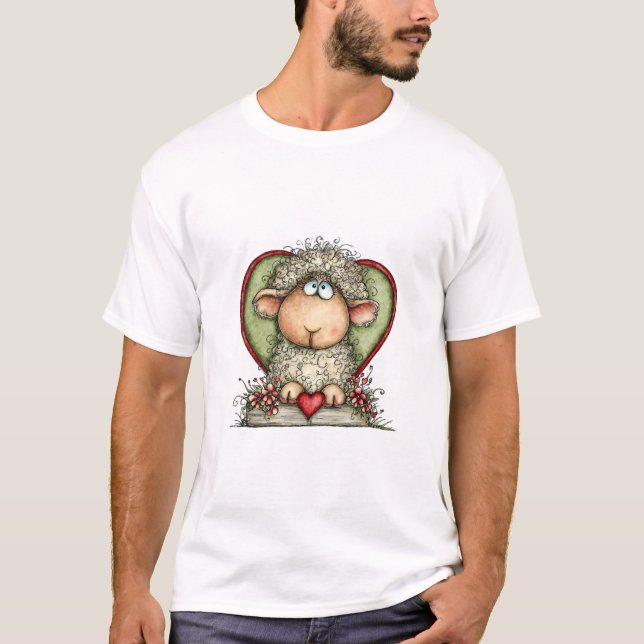 With Theme sheep Gift Idea T-Shirt (Front)