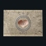 With This Ring by Shirley Taylor Doormat<br><div class="desc">With this ring... doormat. Delete or change sample text,  font,  font colour,  font size to your choice. Images can be rotated,  deleted or re-sized.</div>