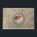With This Ring by Shirley Taylor Doormat<br><div class="desc">With this ring... doormat. Delete or change sample text,  font,  font colour,  font size to your choice. Images can be rotated,  deleted or re-sized.</div>