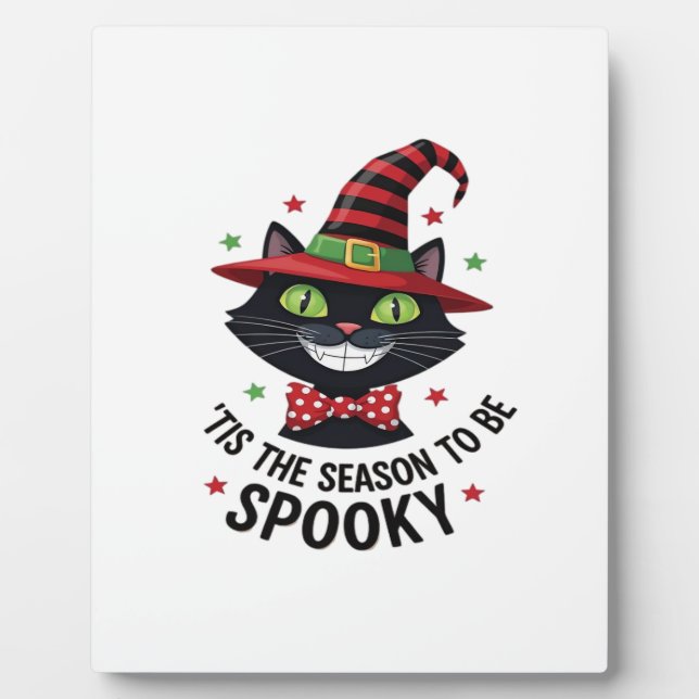 With Witch Hat And Tie Plaque (Front)