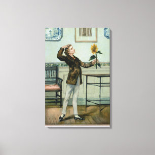 With Yearnings For Your Intense Joy, Victorian Chr Canvas Print