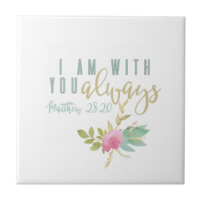 With You Always Verse Tile (Front)
