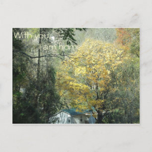 With you, I am home. Postcard