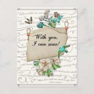 With You I Can Soar Postcard