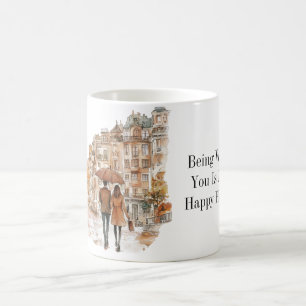 With You Is My Happy Place Coffee Mug