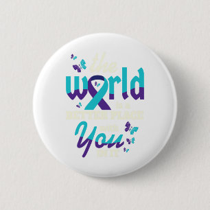 With You Suicide Awareness Mental Health 6 Cm Round Badge