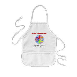 With your cass' roles! kids apron