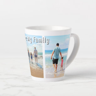 With Your Family Photo Collage Latte Mug Gift