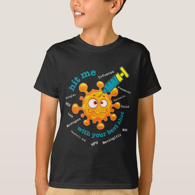 With Your Hit Shot Pharmacist Pharmacy Tech T-Shirt (Front)