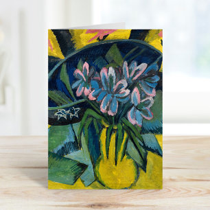 Withered Tulips   Ernst Ludwig Kirchner Card