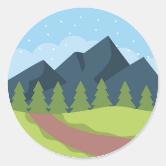 Within Hill Classic Round Sticker