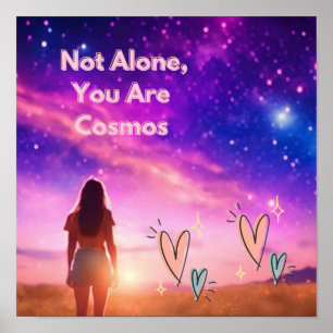 Within You Lies the Cosmos: Find Your Connection  Poster
