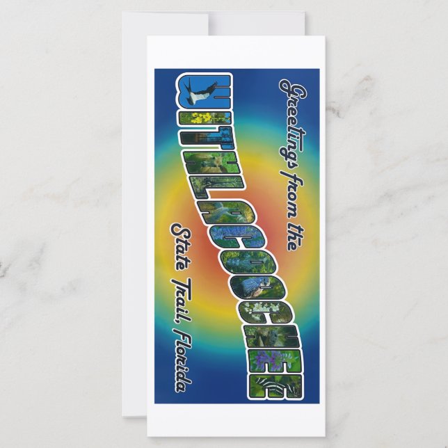 Withlacoochee State Trail Greeting Card (Front)