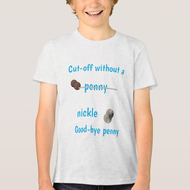 Without a Penny Tri-Blend Shirt (Front)