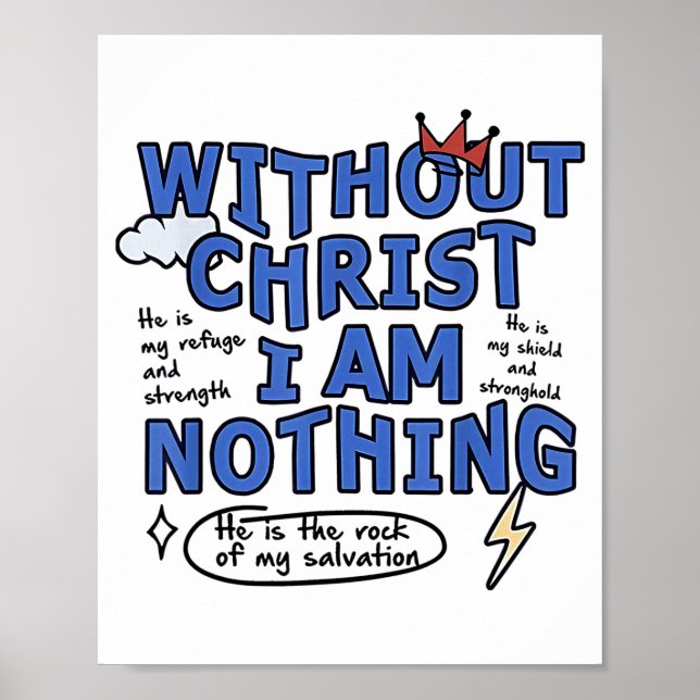 Without Christ I Am Nothing  Poster (Front)