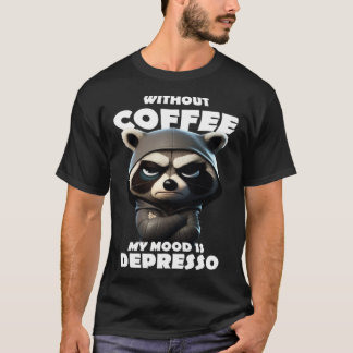Without Coffee my mood is depresso T-Shirt