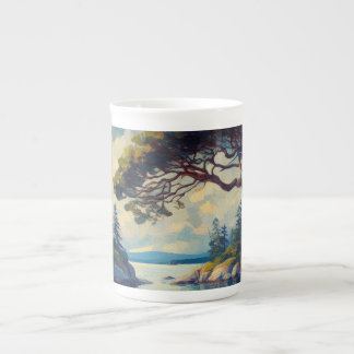 Without Company in Hornby - Impressionist Painting Bone China Mug