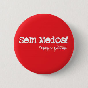 Without Fears Red 6 Cm Round Badge