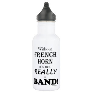 Without French Horn - Band Stainless Steel Water B 532 Ml Water Bottle
