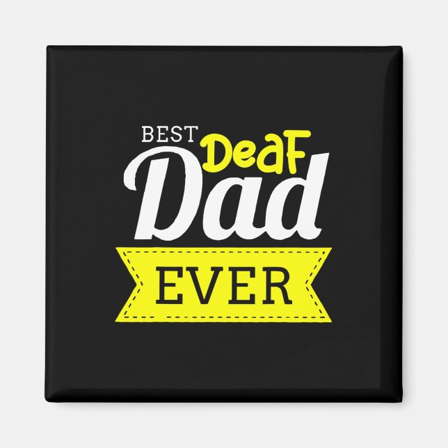 Without Hearing - Deaf - Unable To Hear - Deaf Awa Magnet (Front)