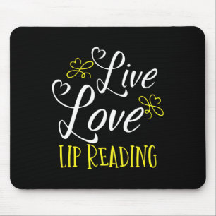 Without Hearing - Deaf - Unable To Hear - Deaf Awa Mouse Mat