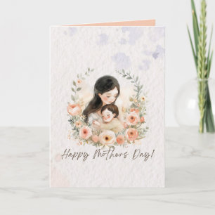Without Me, Today is Just Another Day Funny Mother Card
