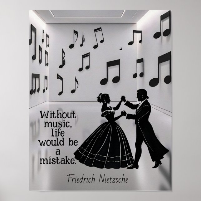 Without music life would be a mistake  poster (Front)
