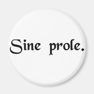 Without offspring. magnet