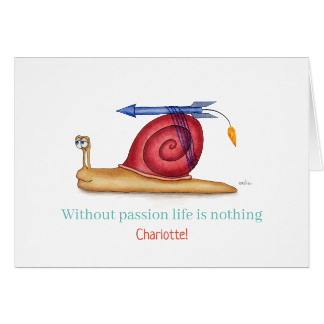 Without passion life is nothing (Front Horizontal)