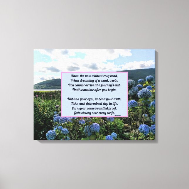 Without Rosy Bend Canvas Print (Front)