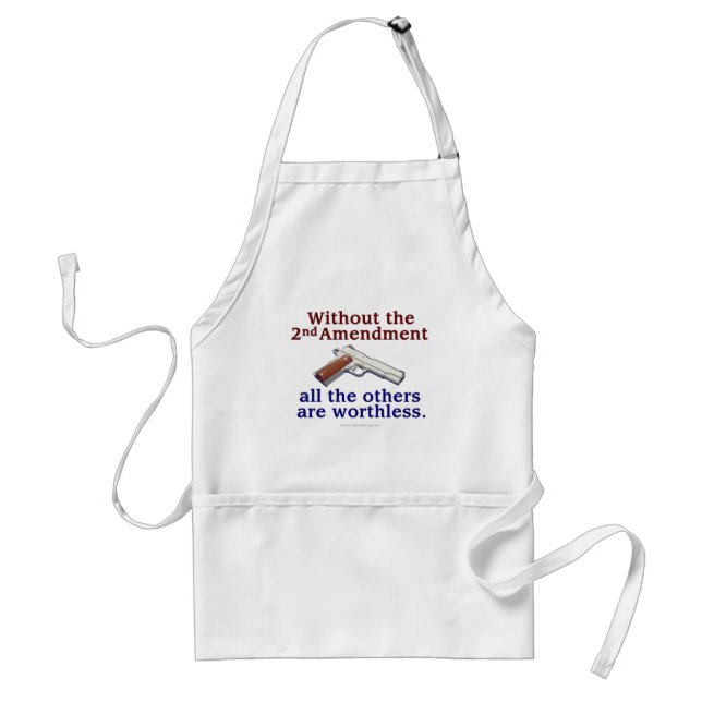 Without the 2nd Amendment Standard Apron (Front)